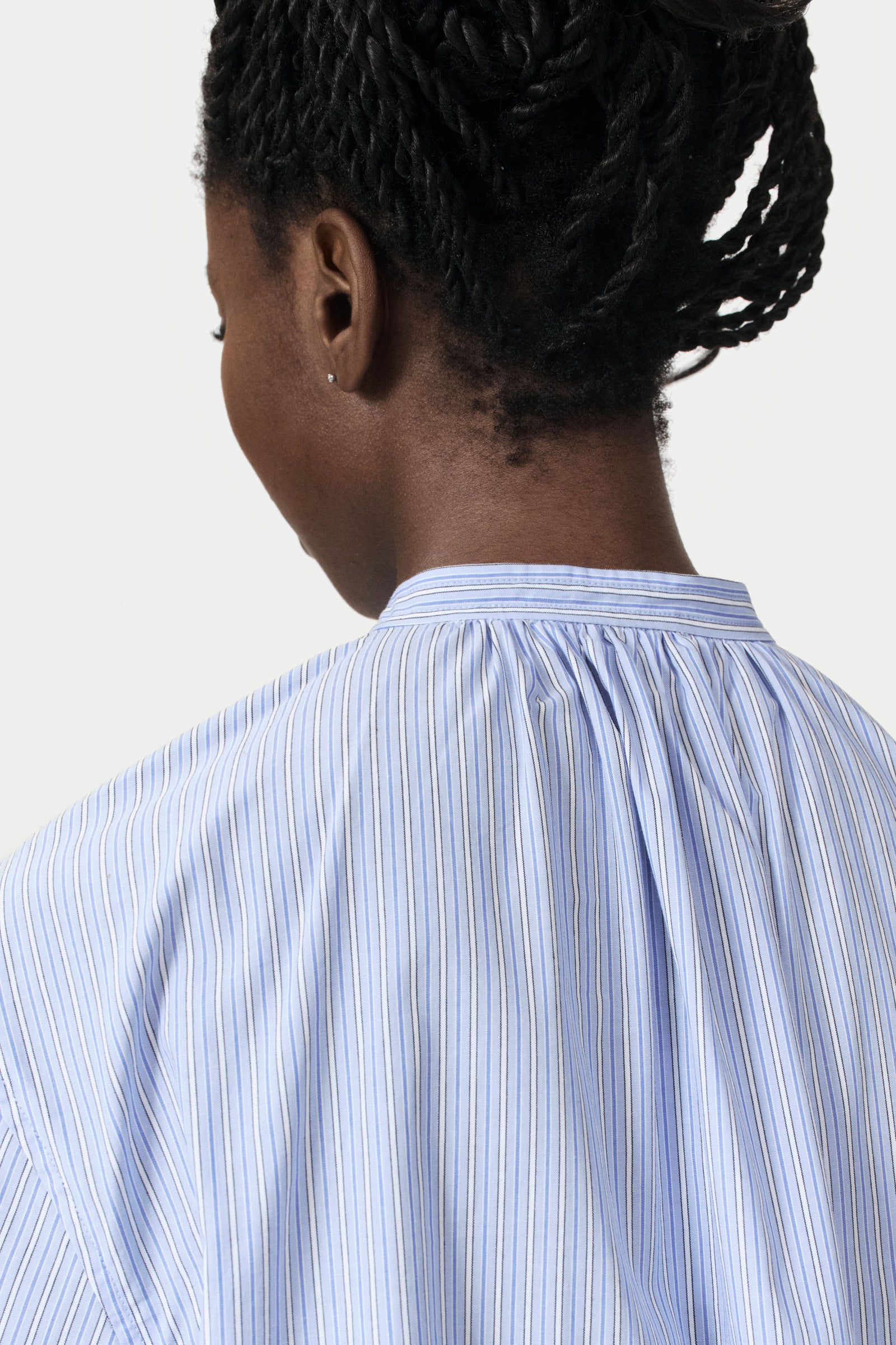 Florian Shirt, Blue Heron Stripe
