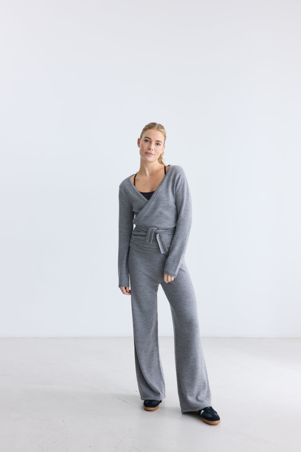 Wool Pants Keep Me, Light Grey Melange