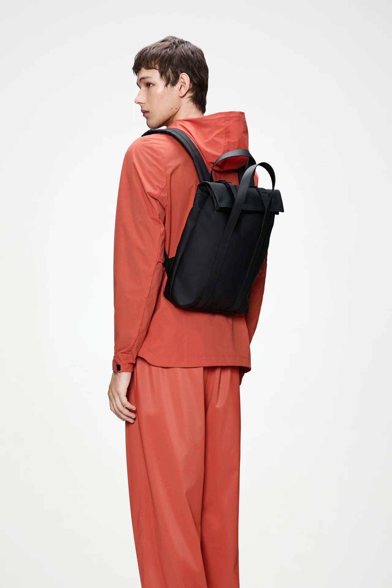 2-Way Mini Tote Backpack, Black