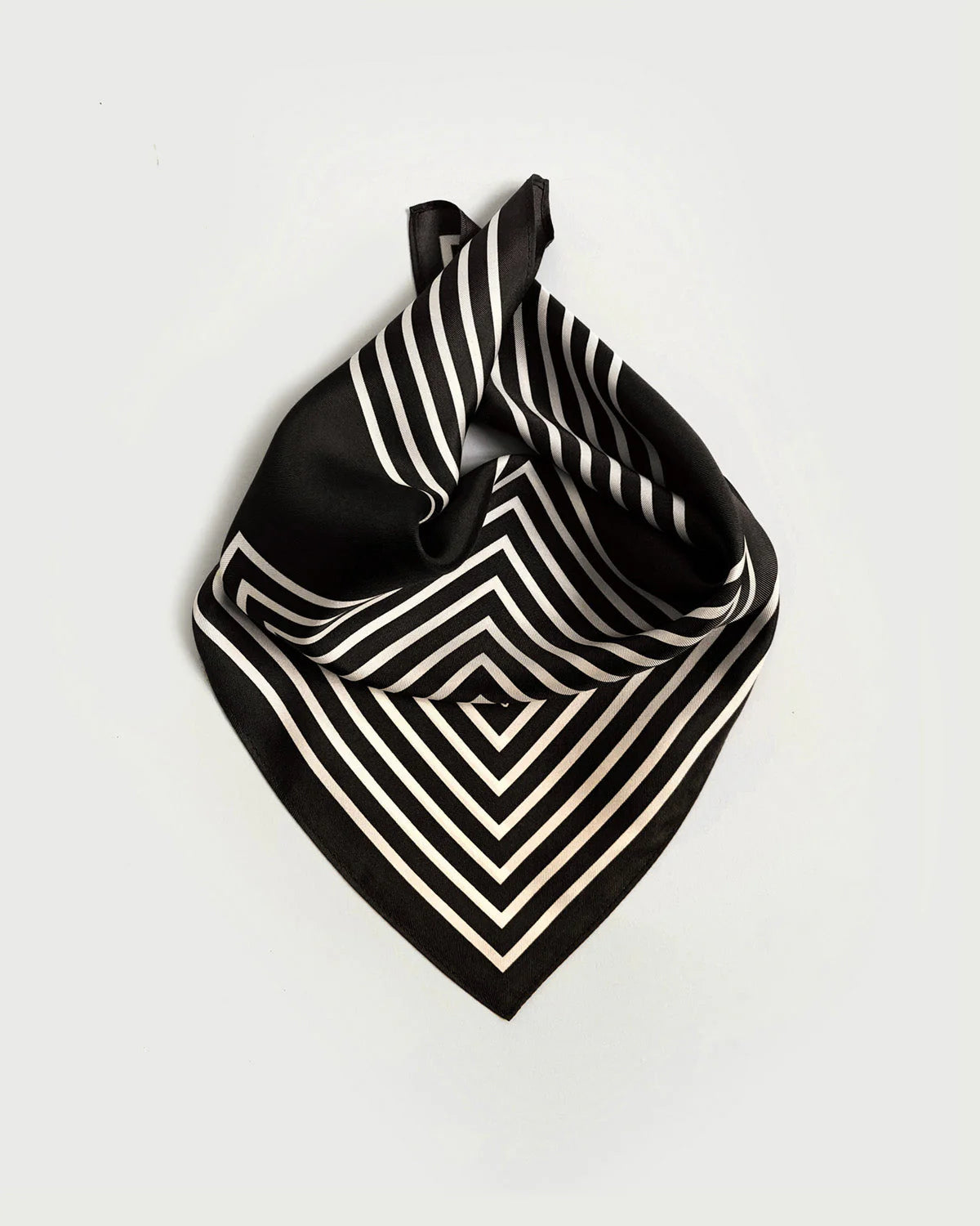 No. 16 Silk Scarf, Black