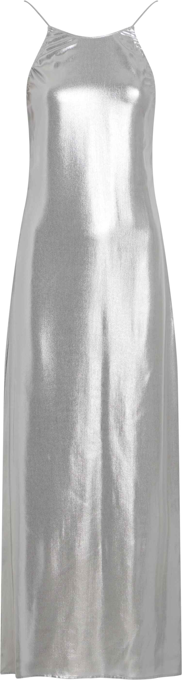 Silver Slip Dress