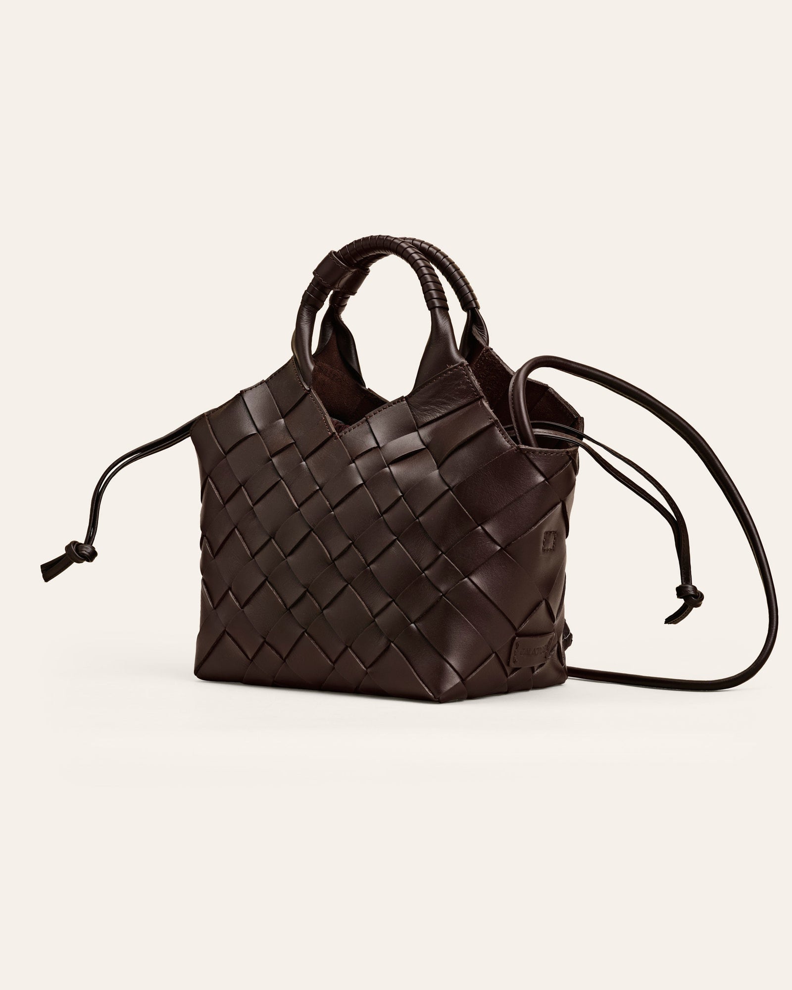 Misu Leather Bag Medium, Umber