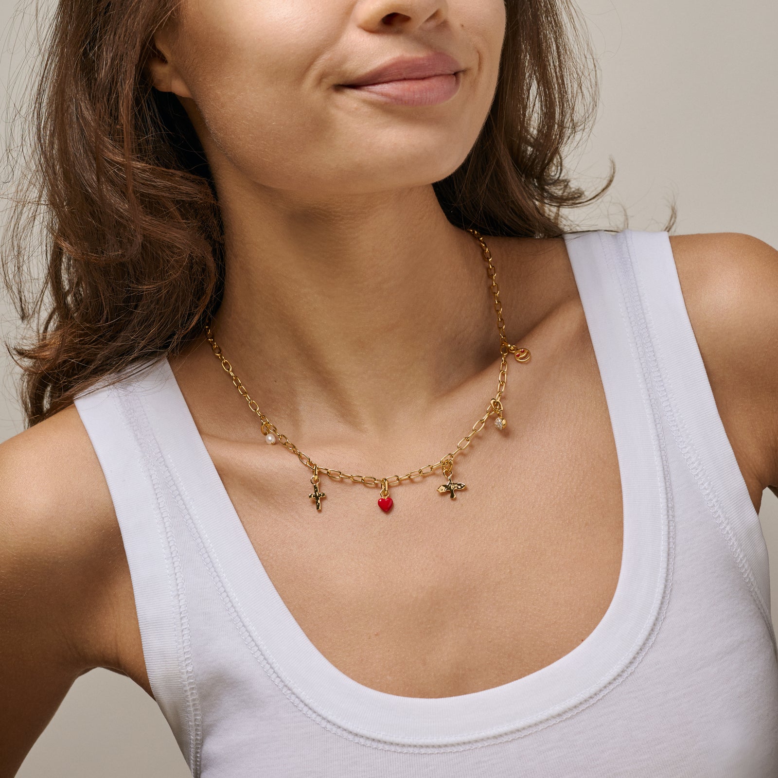 Necklace, Medium Charm