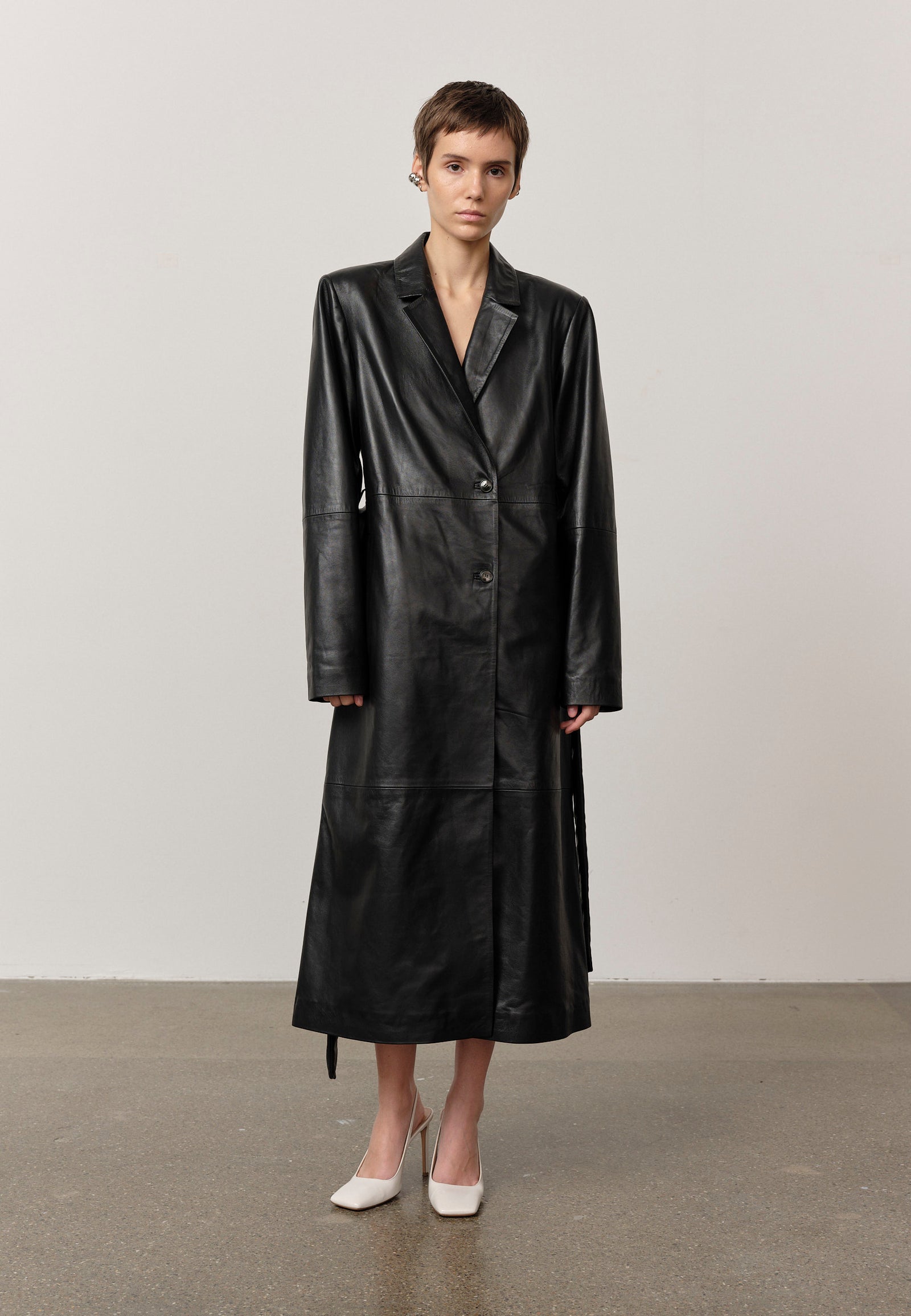 Philine Leather Coat