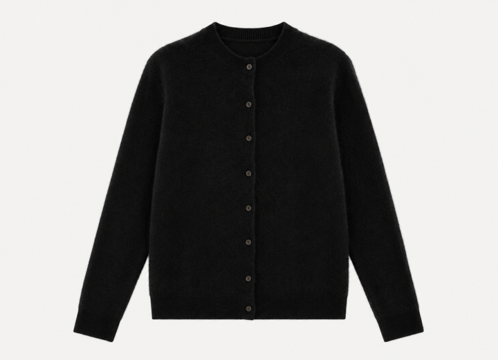 Roselle Knit Cardigan - Black