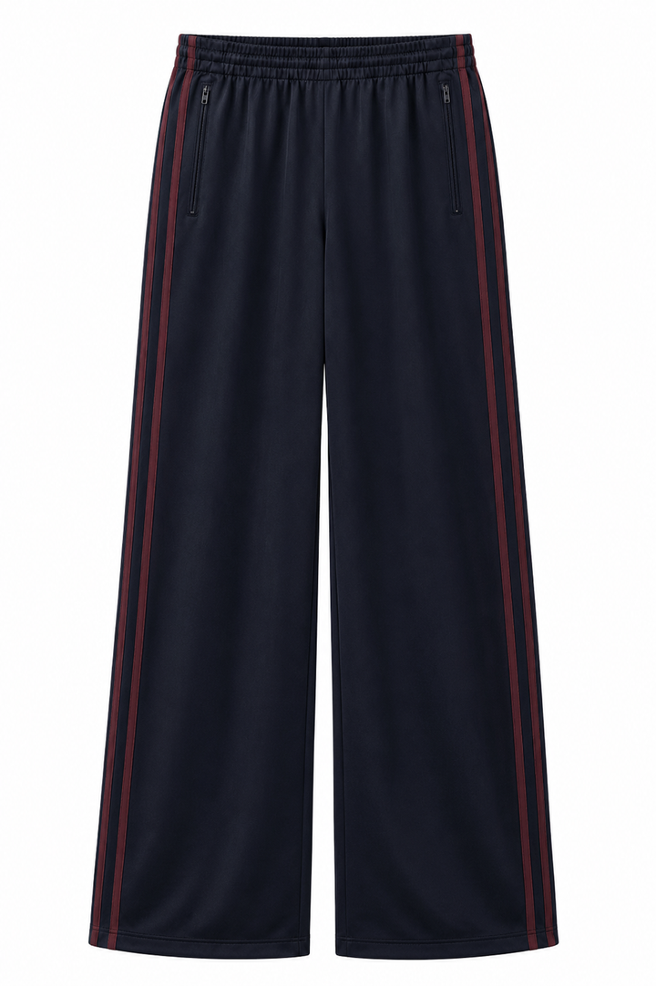 Mia Pants, Navy/Wine