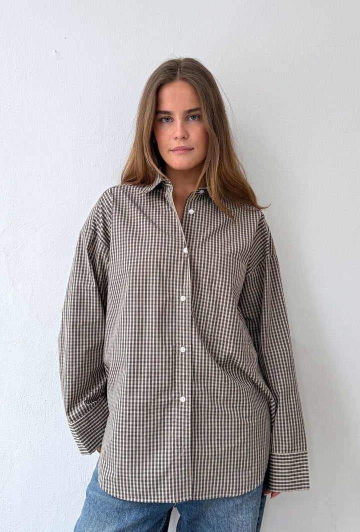 Fie Check Shirt - Nature