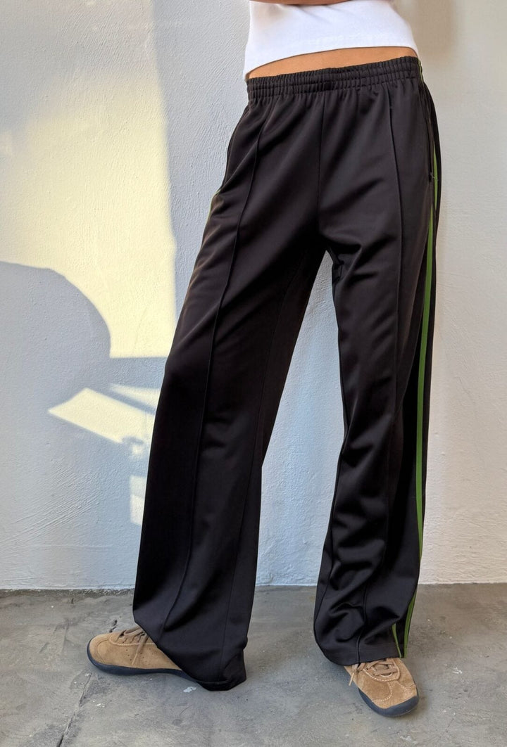Mia Pants - Chocolate/Green // FORPÖNTUN
