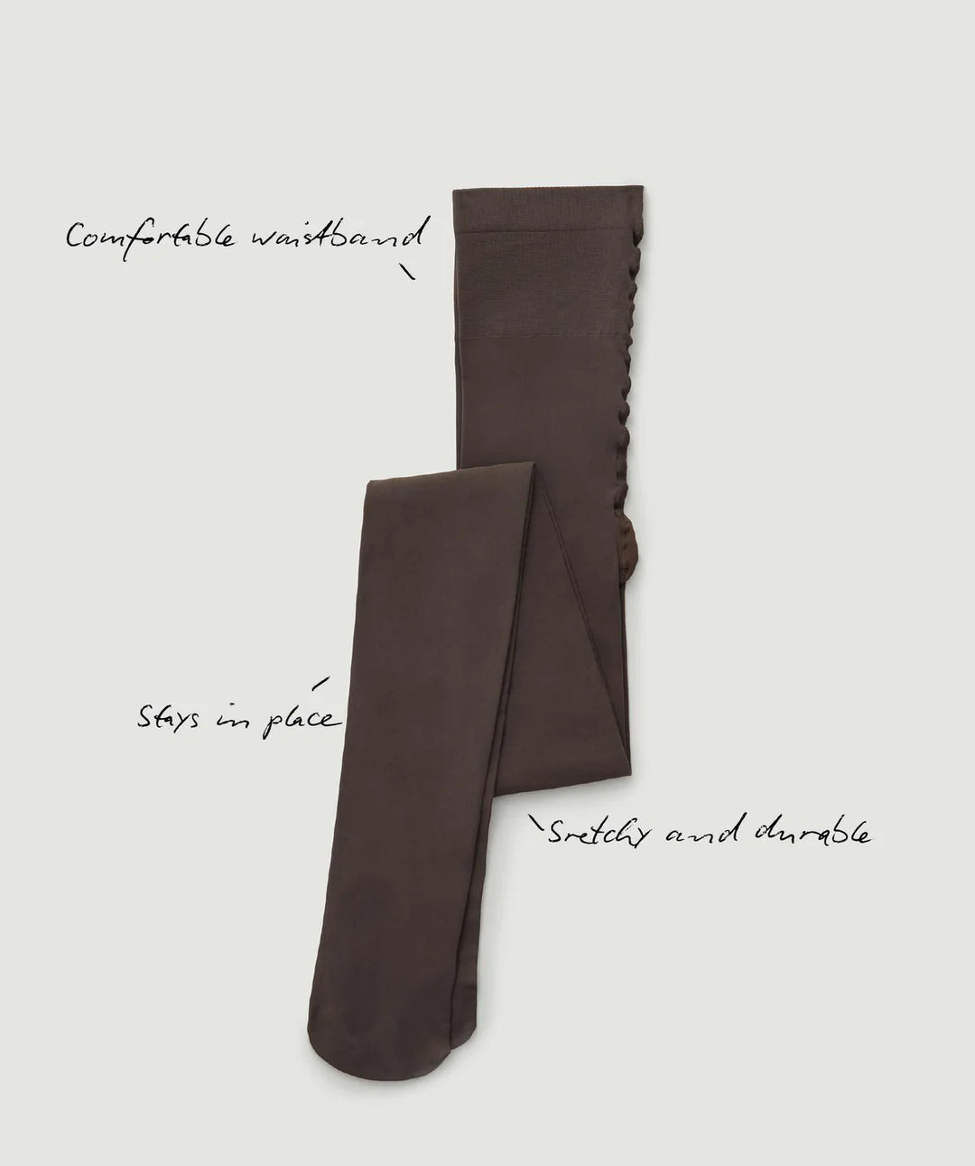 Olivia Premium Tights - Dark Brown