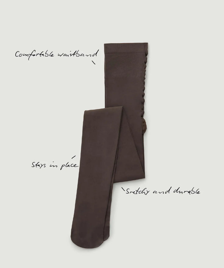 Olivia Premium Tights - Dark Brown