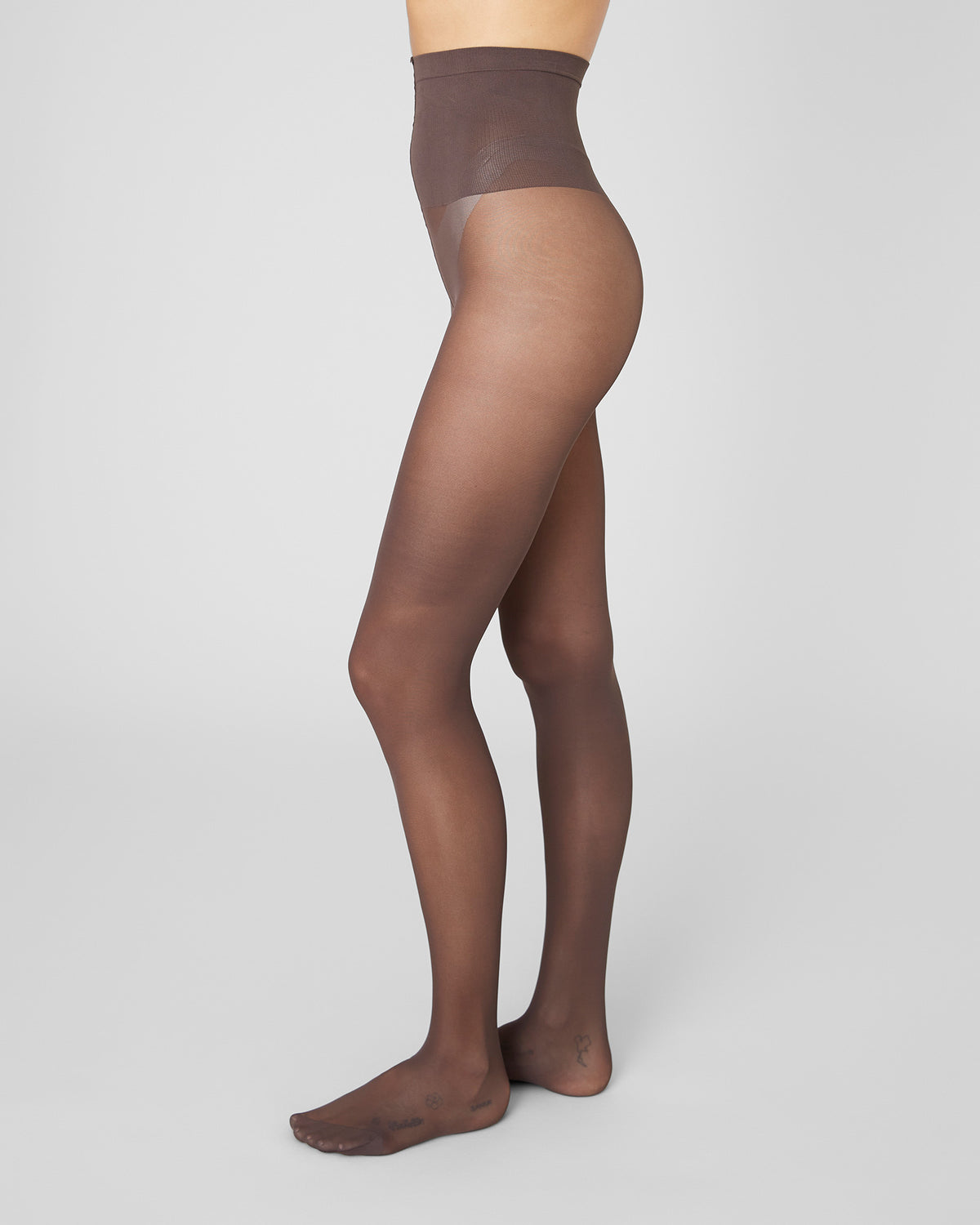 Svea Premium Tights - Dark Brown