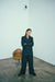 Kandria Shaped Blazer, Brown Pinstripe