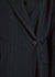 Kandria Shaped Blazer, Brown Pinstripe