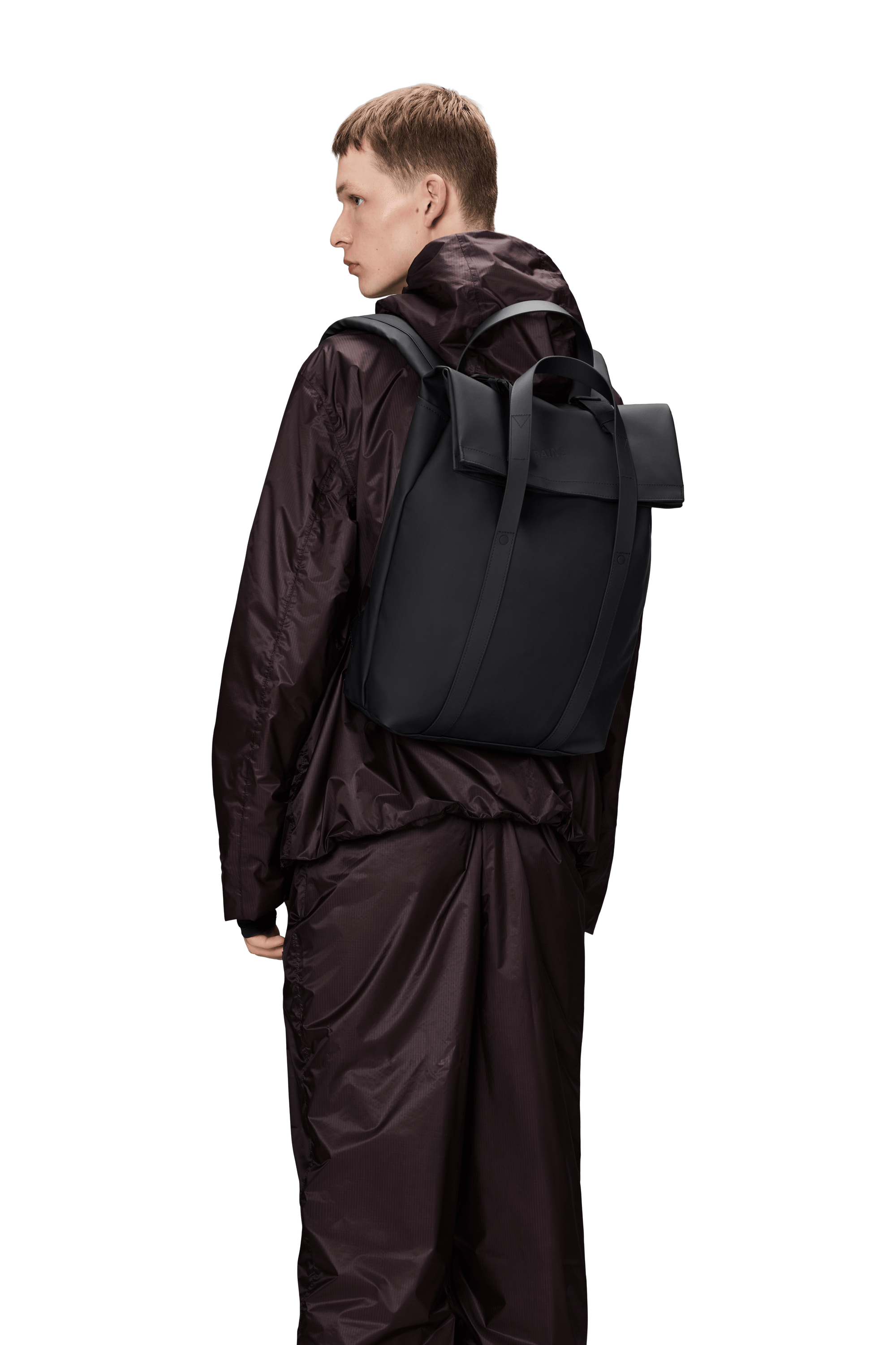 2-Way Tote Backpack, Black
