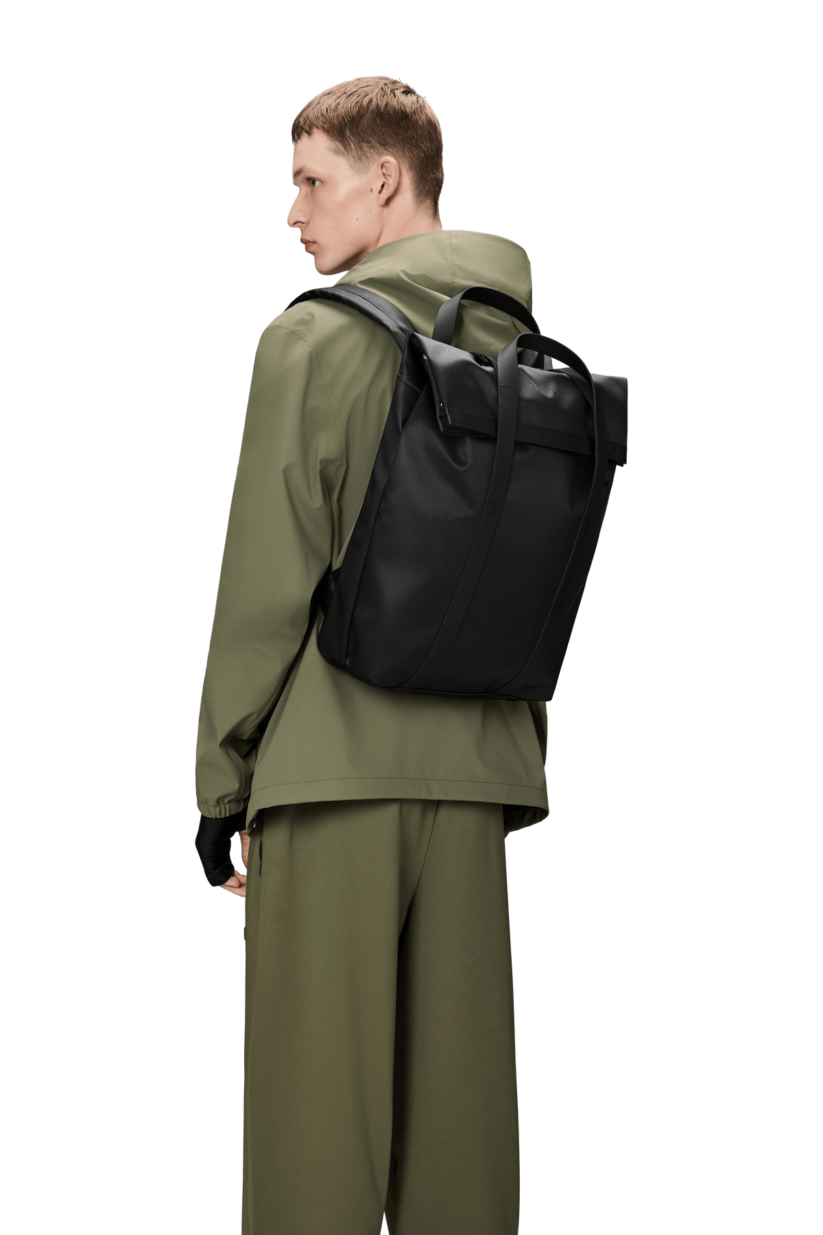 2-Way Tote Backpack, Black