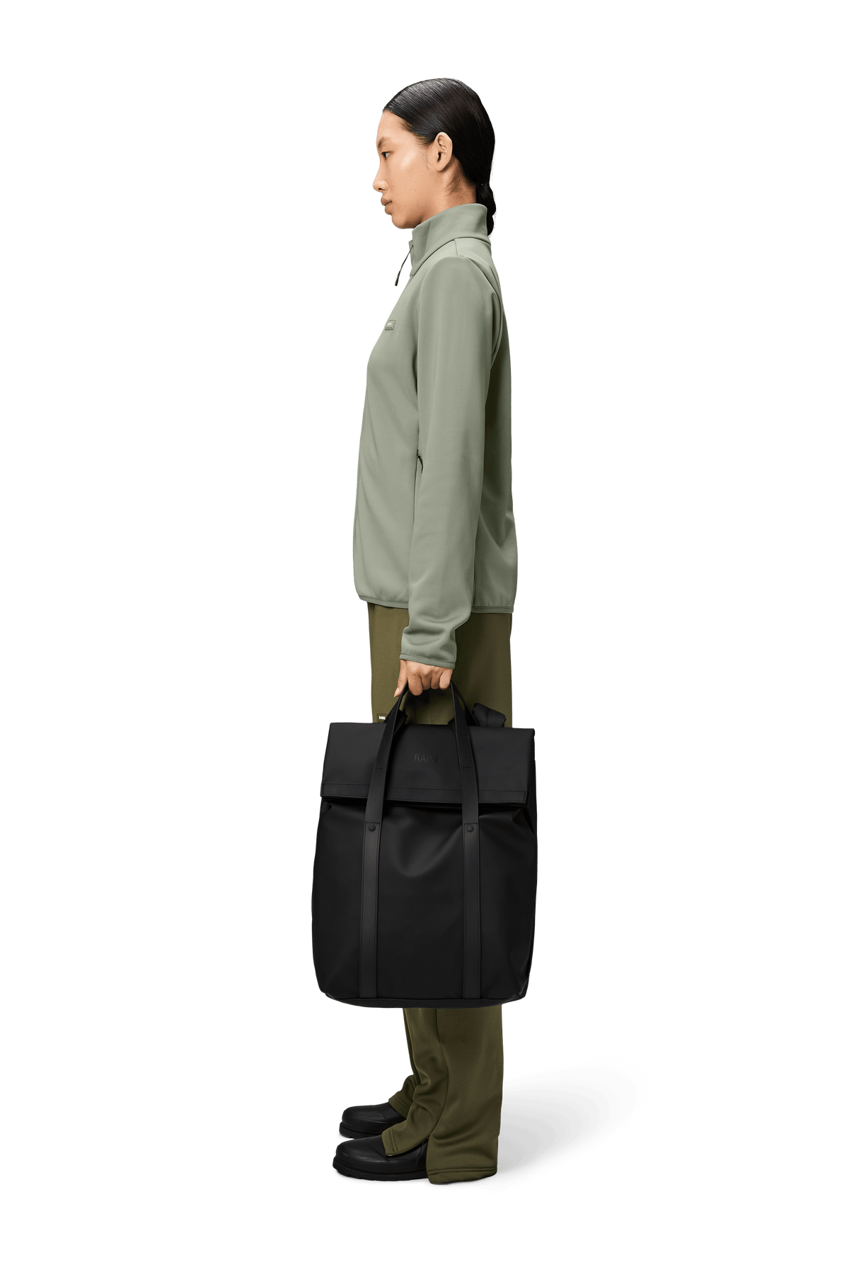 2-Way Tote Backpack, Black