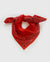Cotton Paisley Scarf, Red