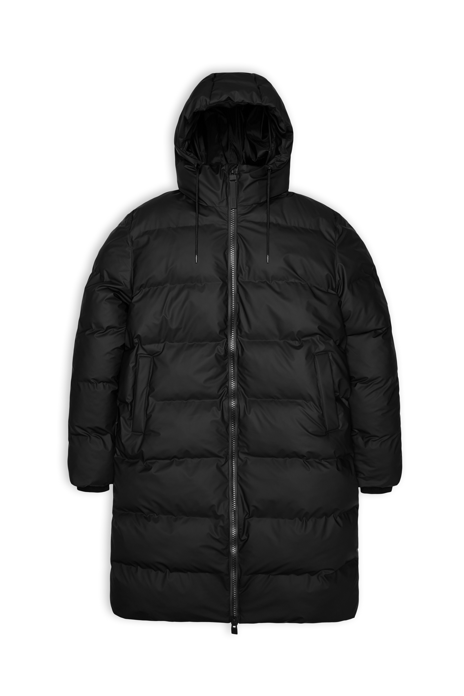 Alta Longer Puffer Jacket, Black