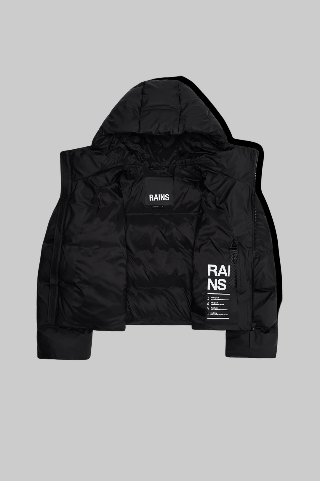 Alta Short Puffer Jacket - Black