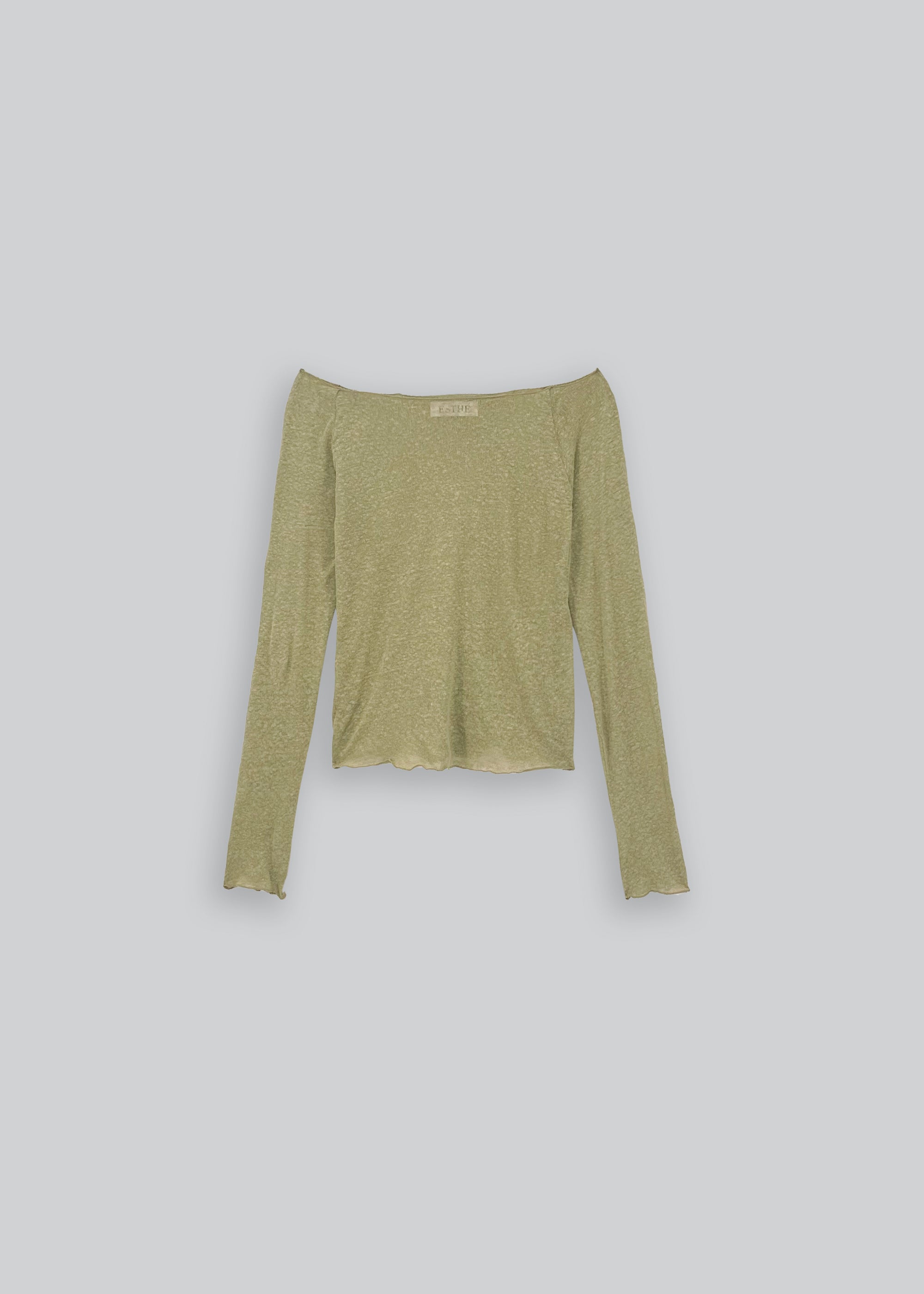 Knitted Boat Neck Top