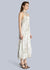 Crinkle Satin Cut-Out Maxi Dress
