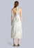 Crinkle Satin Cut-Out Maxi Dress