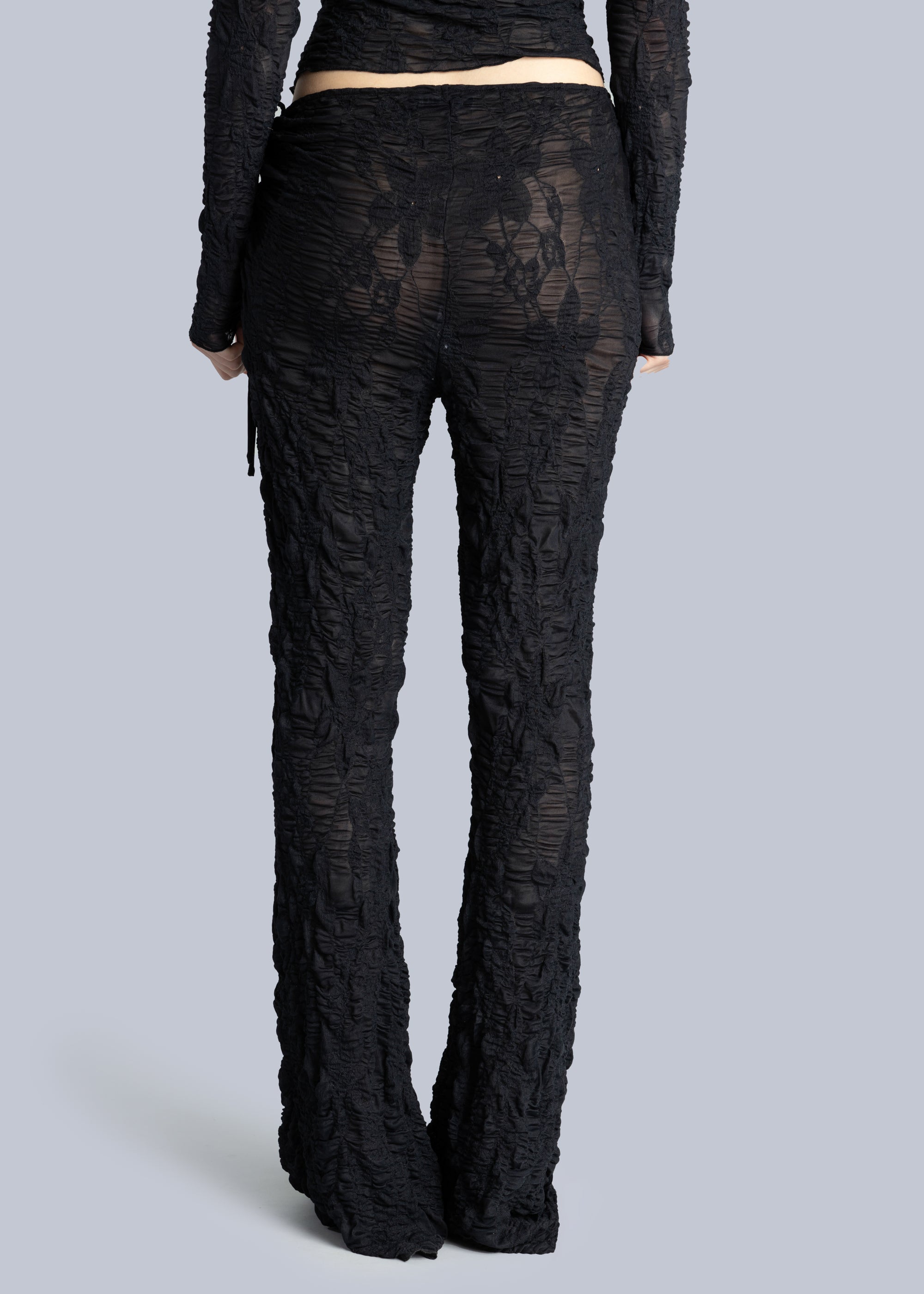 Jacquard Flared Trousers