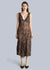 Crinkle Chiffon Midi Dress