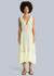 Chiffon V-Neck Midi Dress