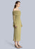 Off Shoulder Knitted Maxi Dress