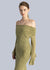 Off Shoulder Knitted Maxi Dress
