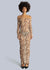 Side Gathered Bardot Midi Dress