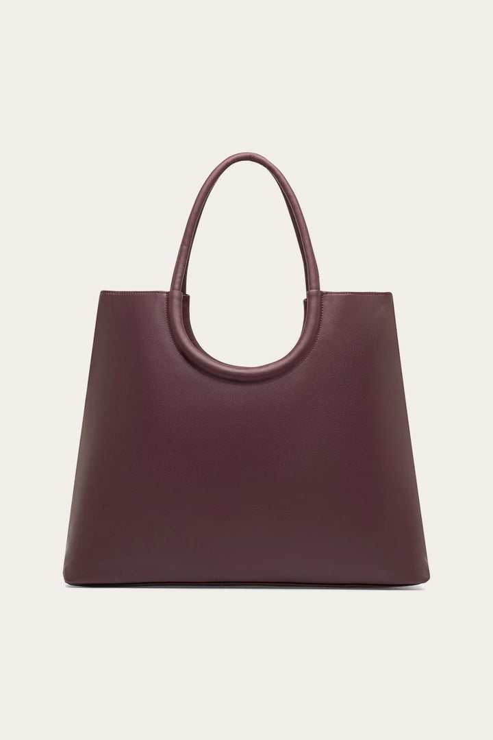Alberta Leather Bag - Burgundy