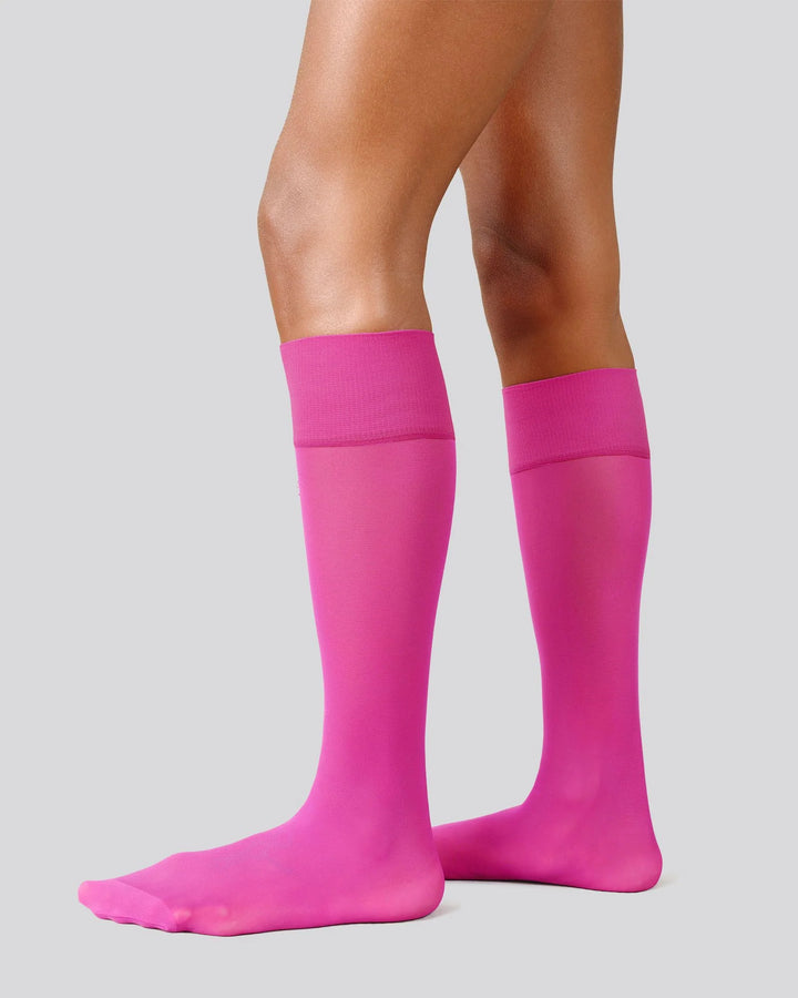 2-Pack Elin Premium Knee-Highs - Pink