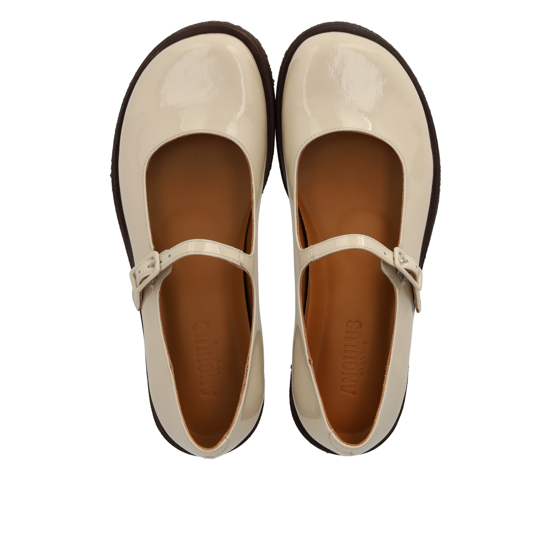 Ballerina spacious fit, Beige