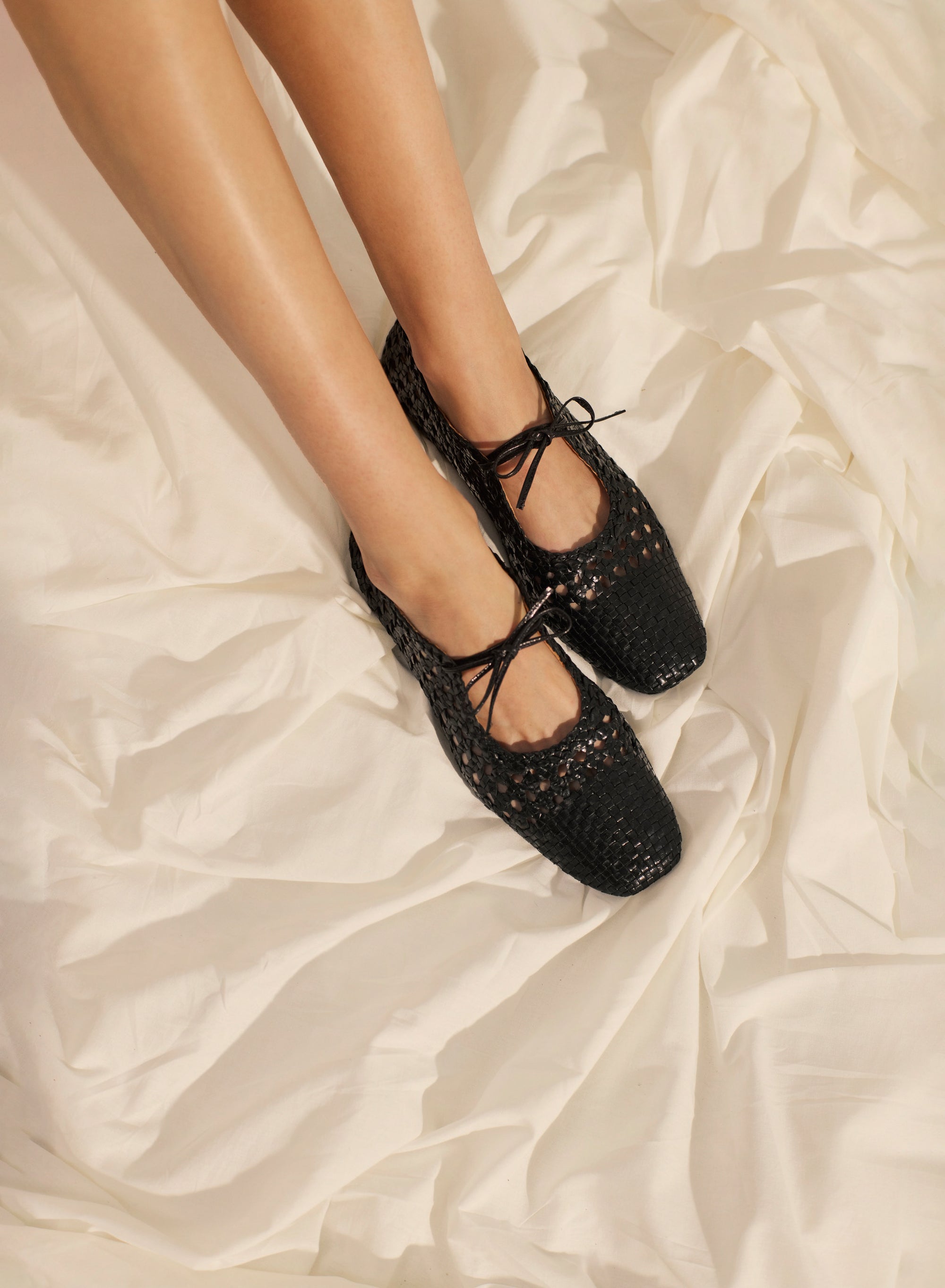 Braided Ballerina, Black