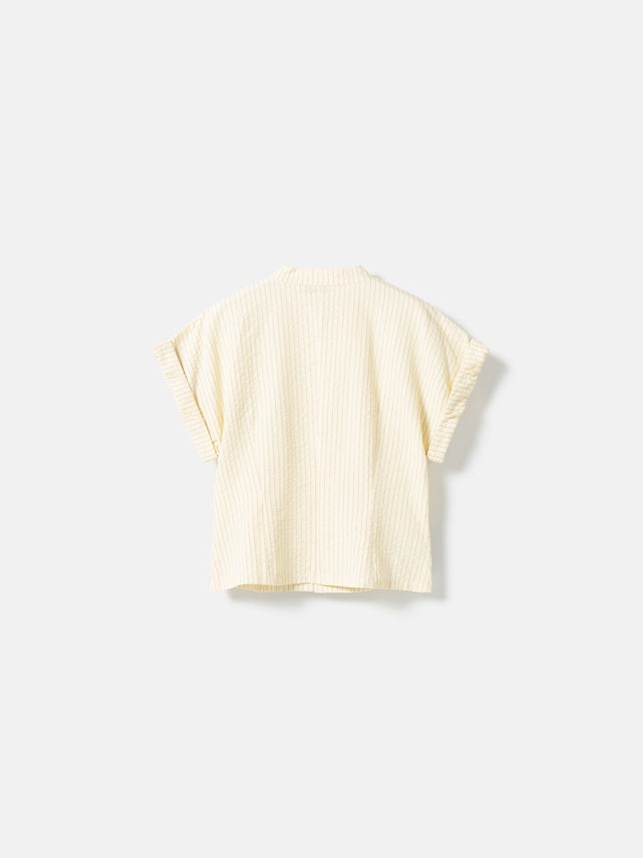 Norma Blouse - Butter Stripe