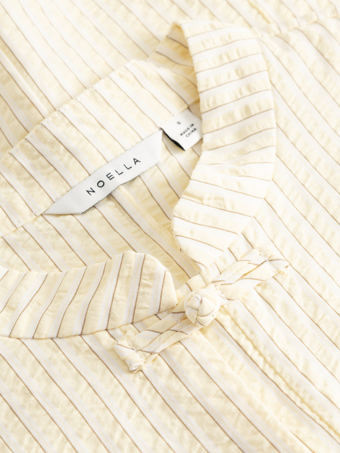 Norma Blouse - Butter Stripe