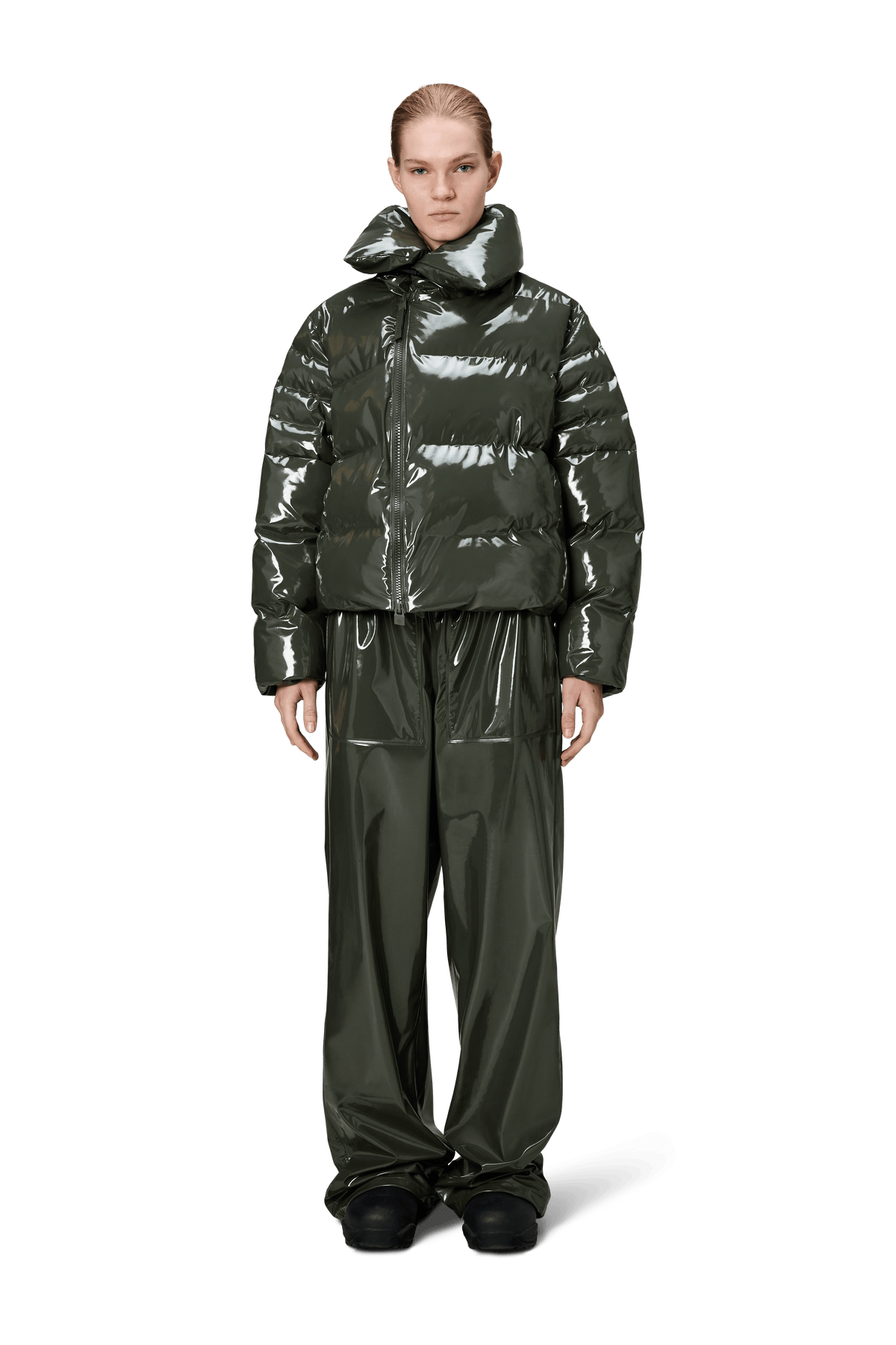 Alta Vision Short Puffer Jacket, Swamp