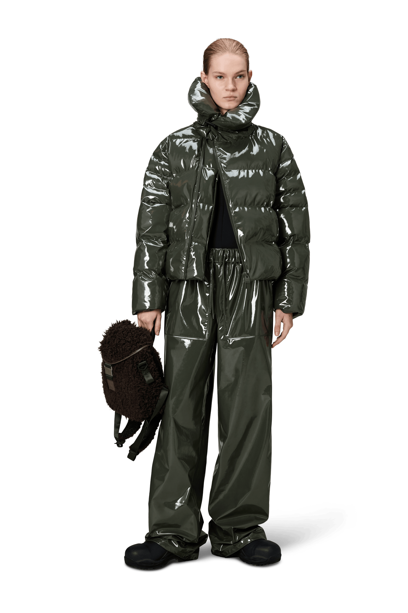 Alta Vision Short Puffer Jacket, Swamp