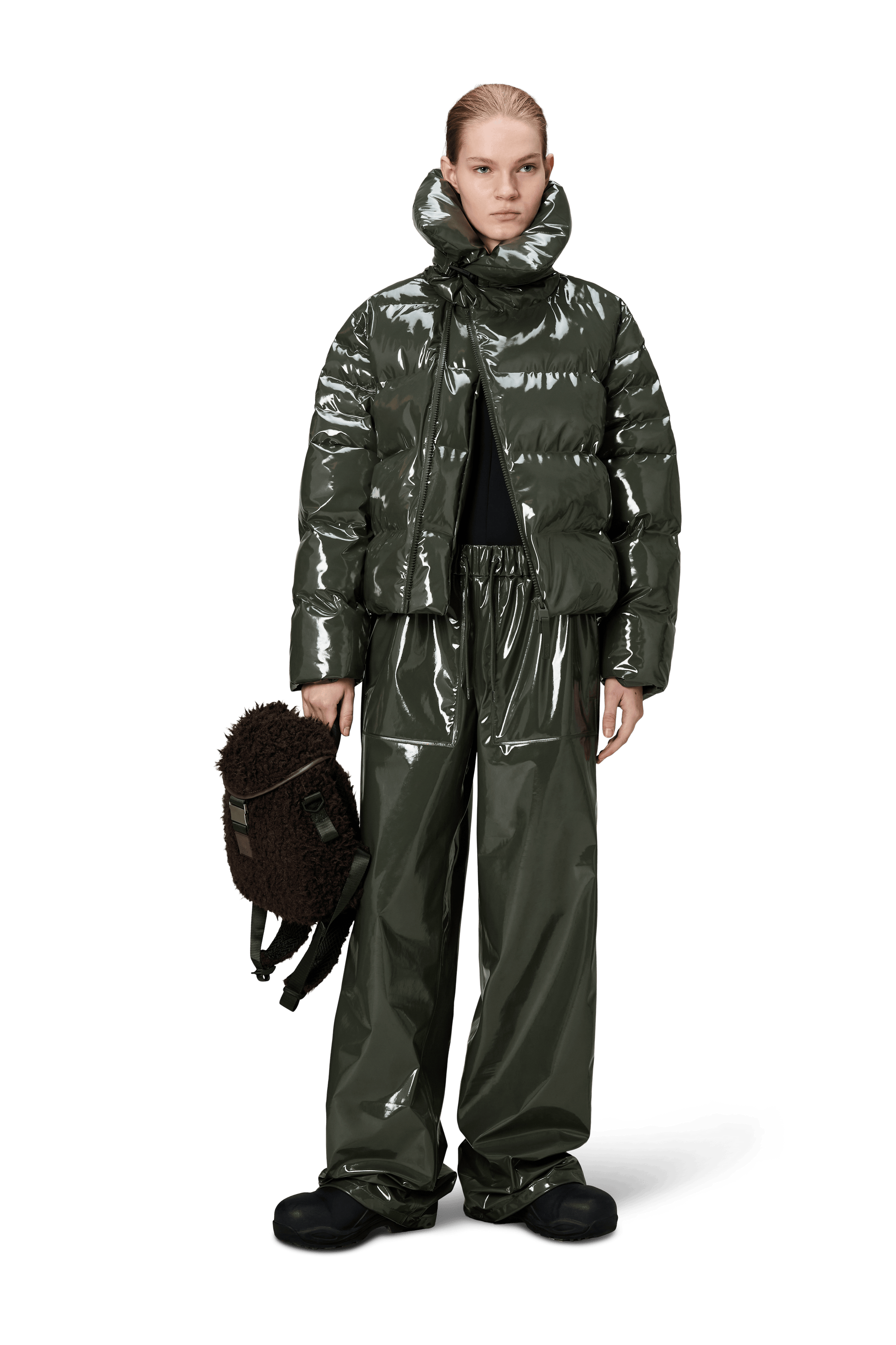 Alta Vision Short Puffer Jacket, Swamp