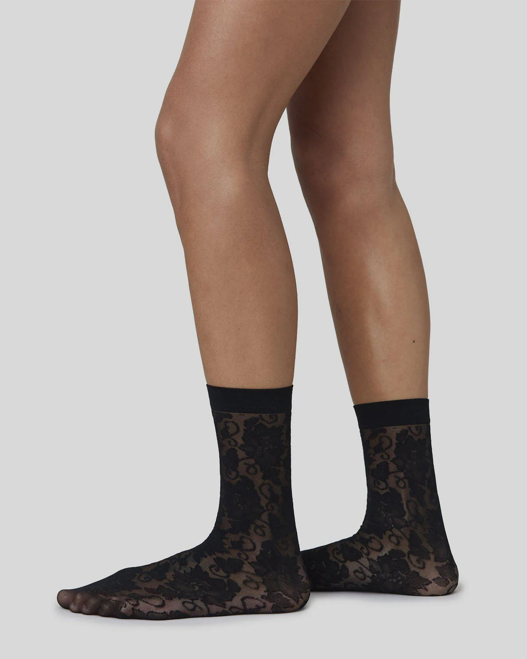 Lily Lace Socks, Black