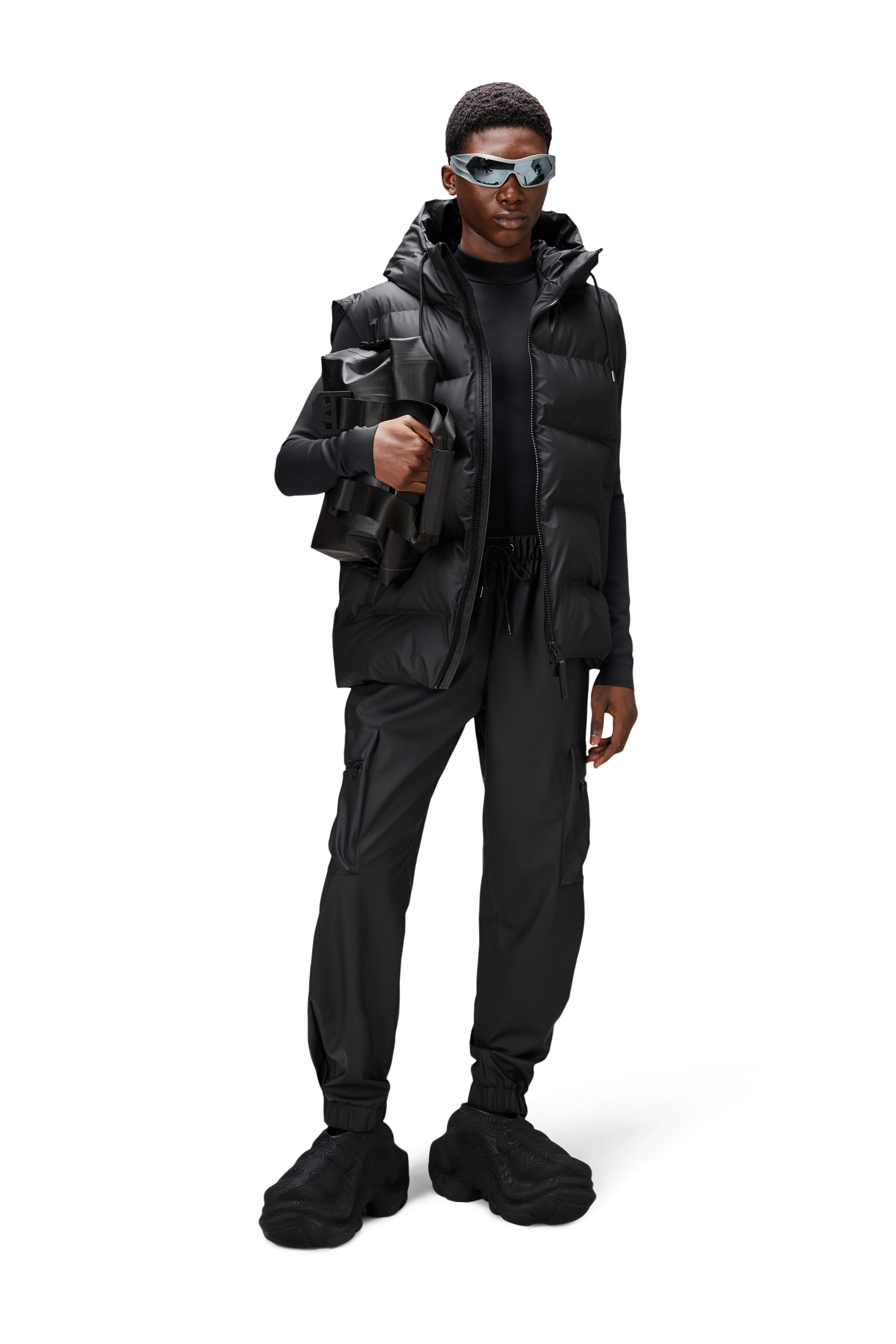 Cargo Rain Pants Regular W3, Black