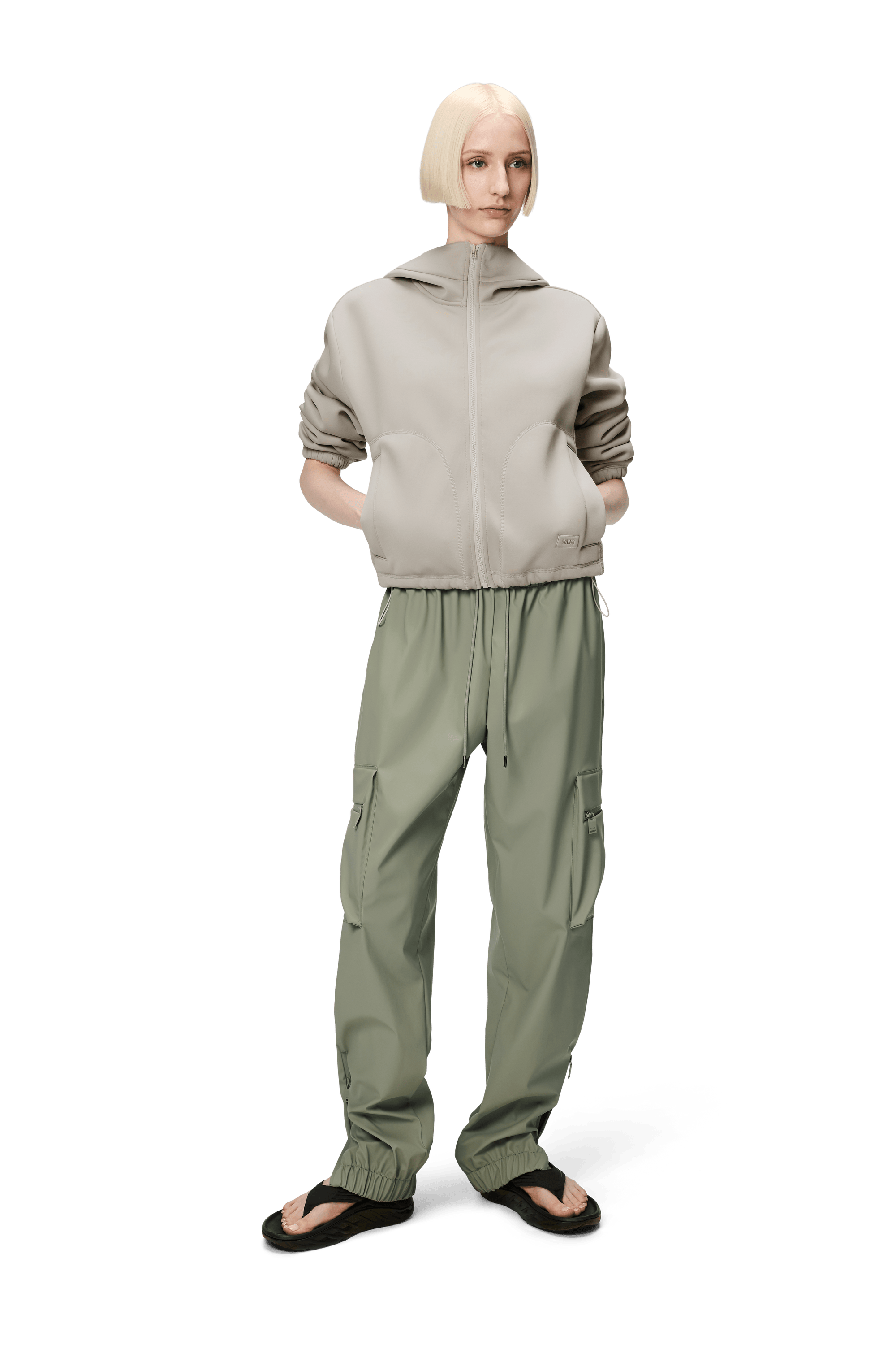 Cargo Rain Pants Regular, Drift