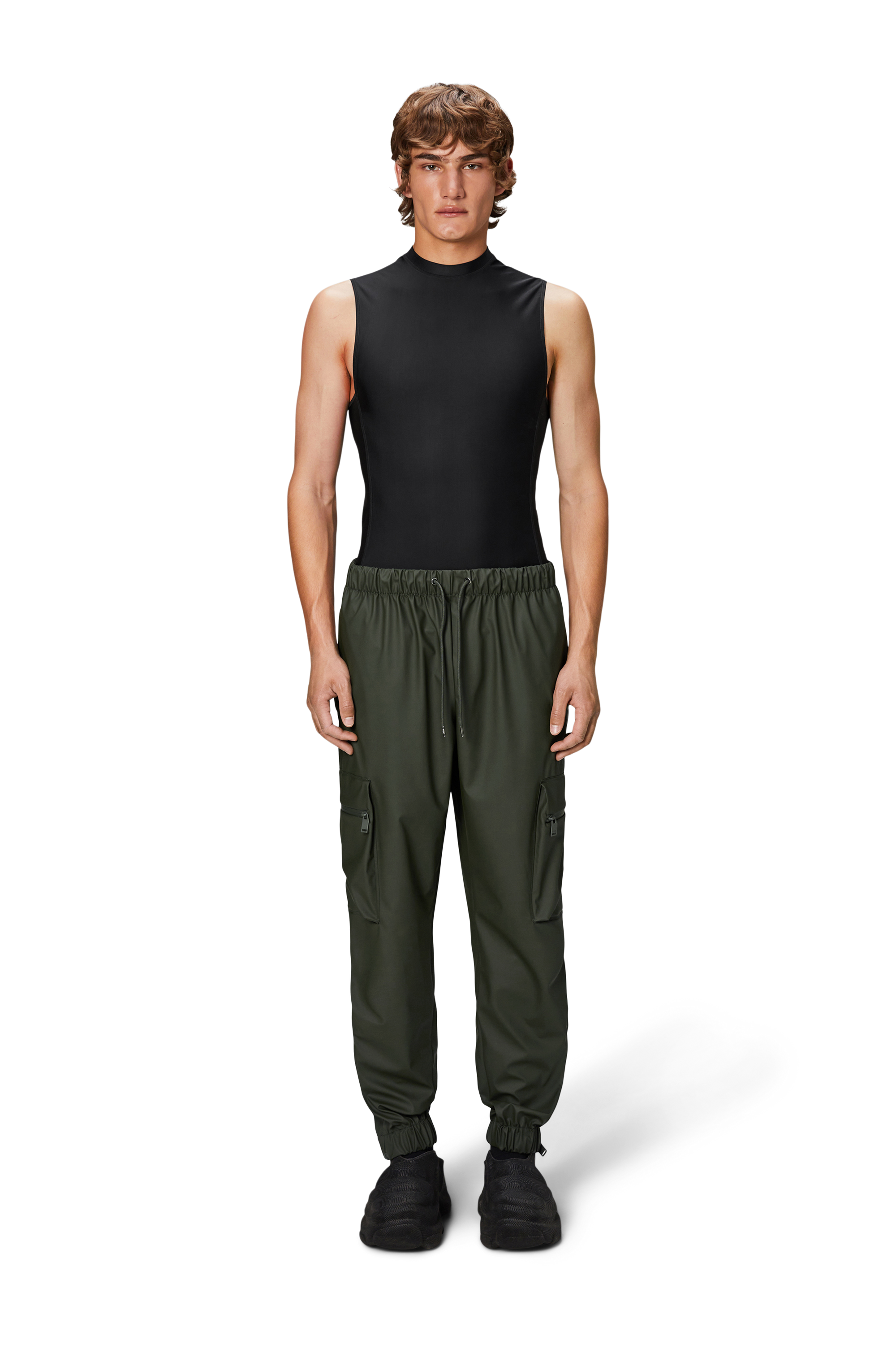 Cargo Rain Pants Regular W3, Green