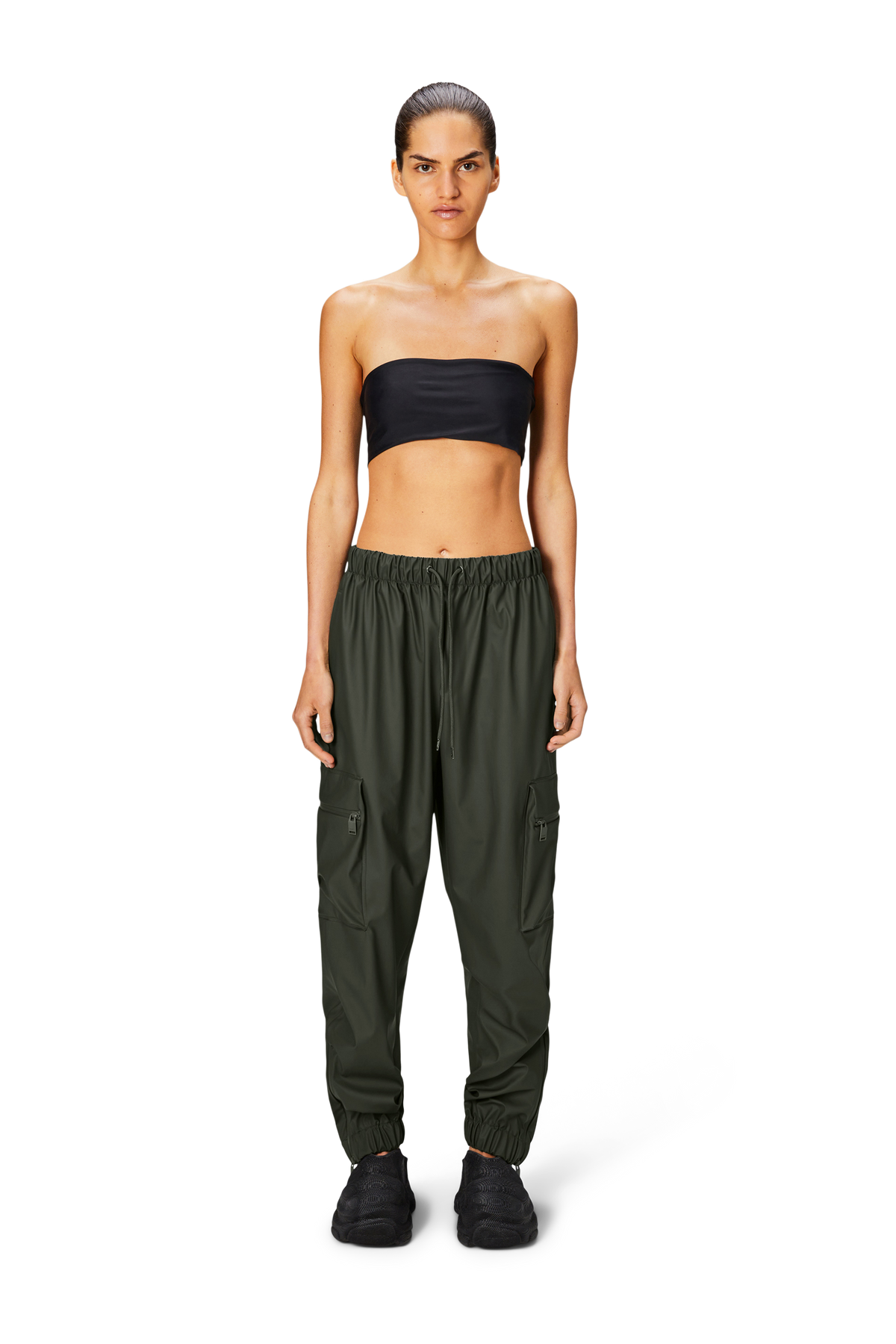 Cargo Rain Pants Regular W3, Green