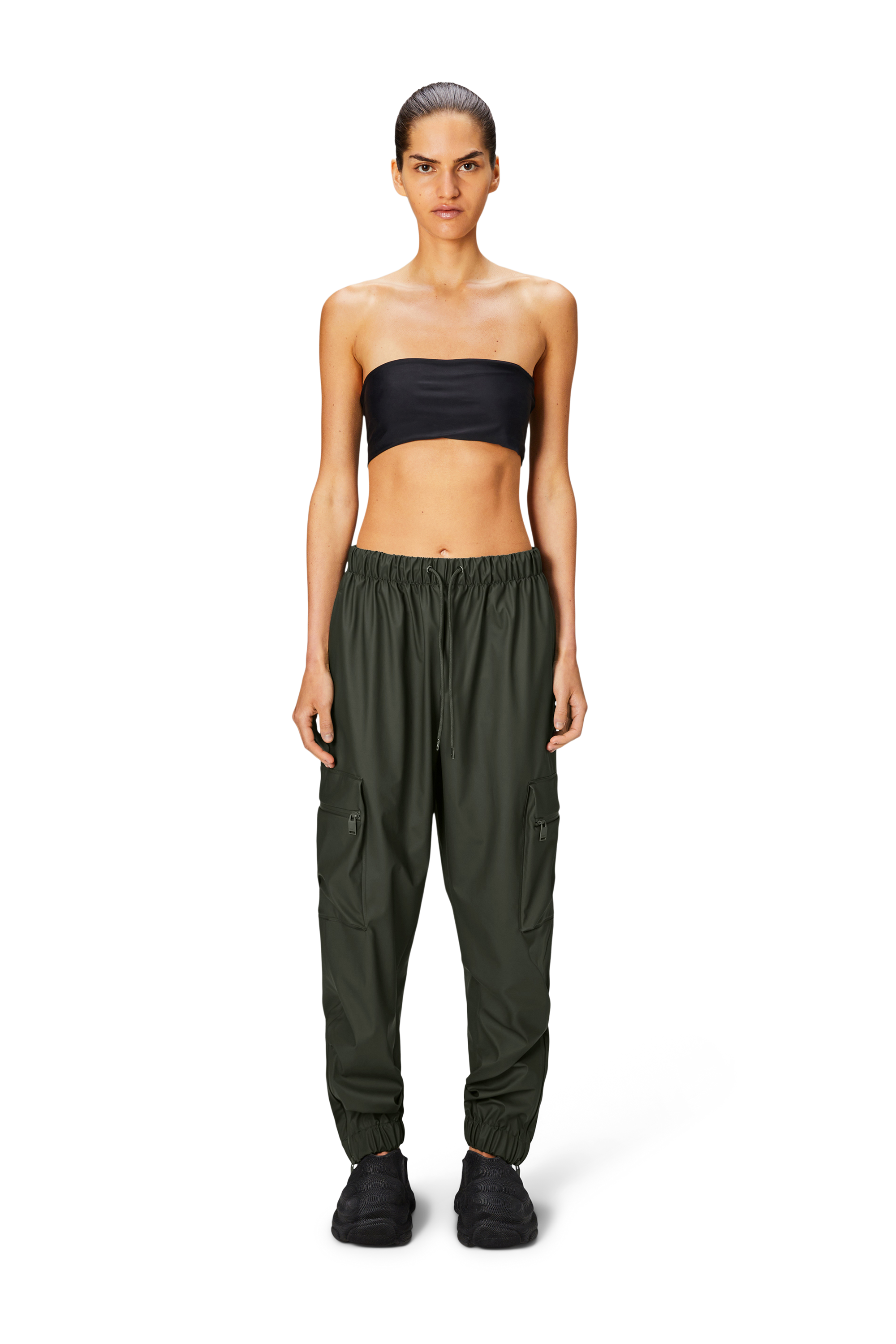 Cargo Rain Pants Regular W3, Green