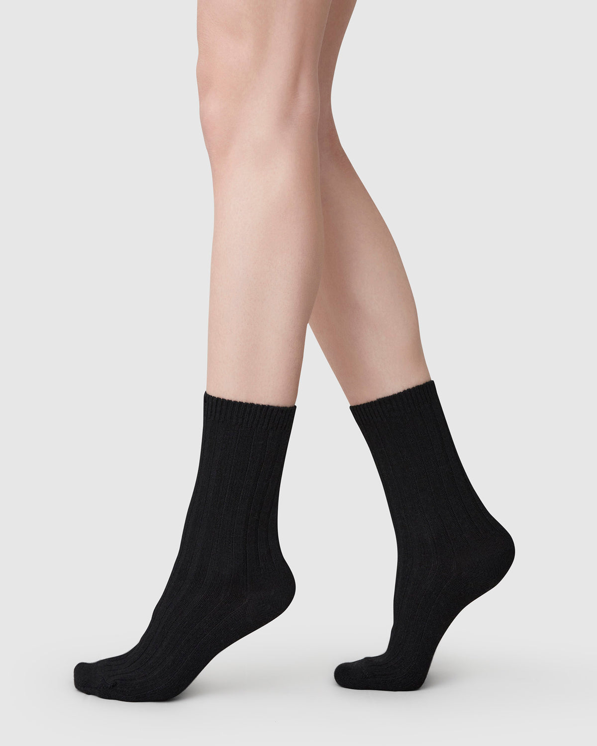 Bodil Chunky Socks, Black
