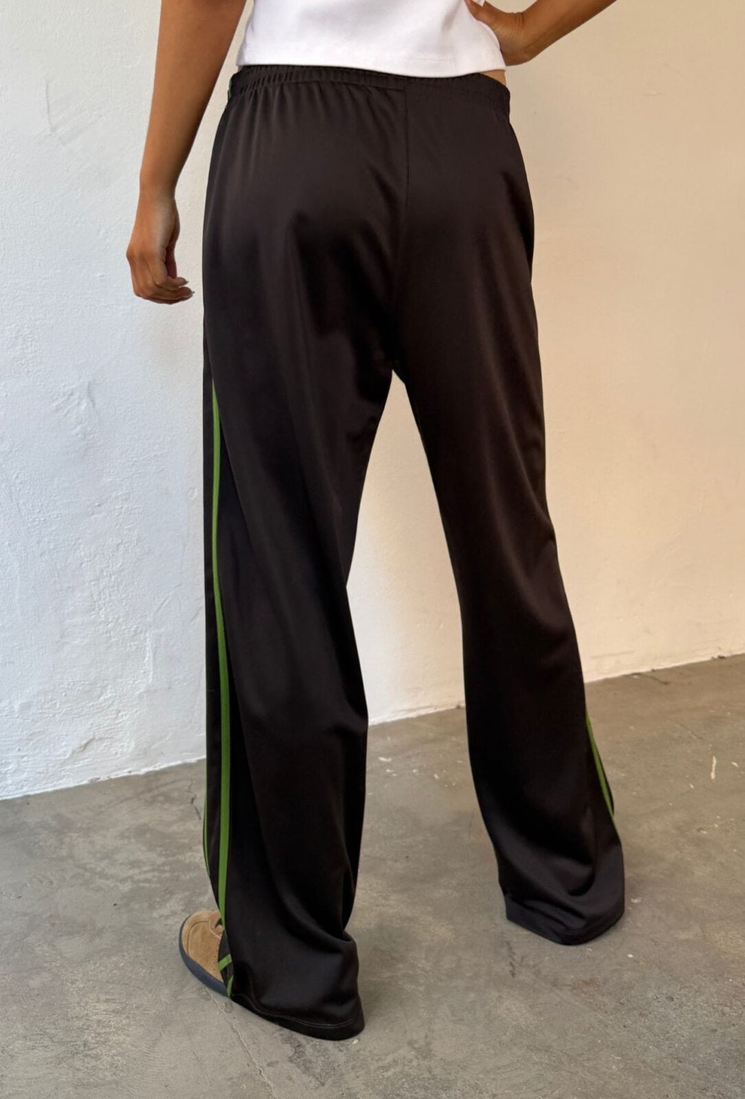 Mia Pants - Chocolate/Green // FORPÖNTUN