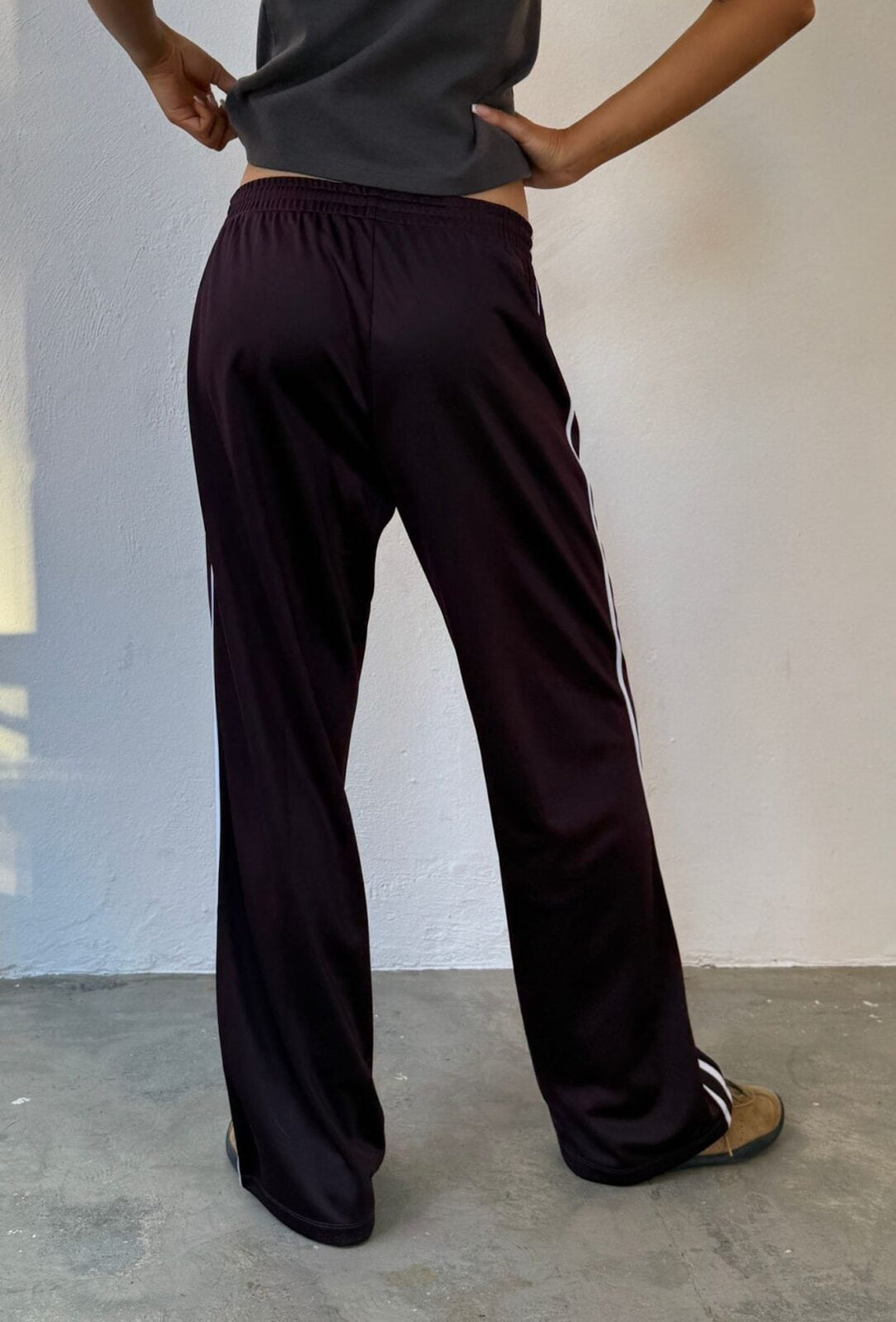 Mia Pants - Wine/White // FORPÖNTUN
